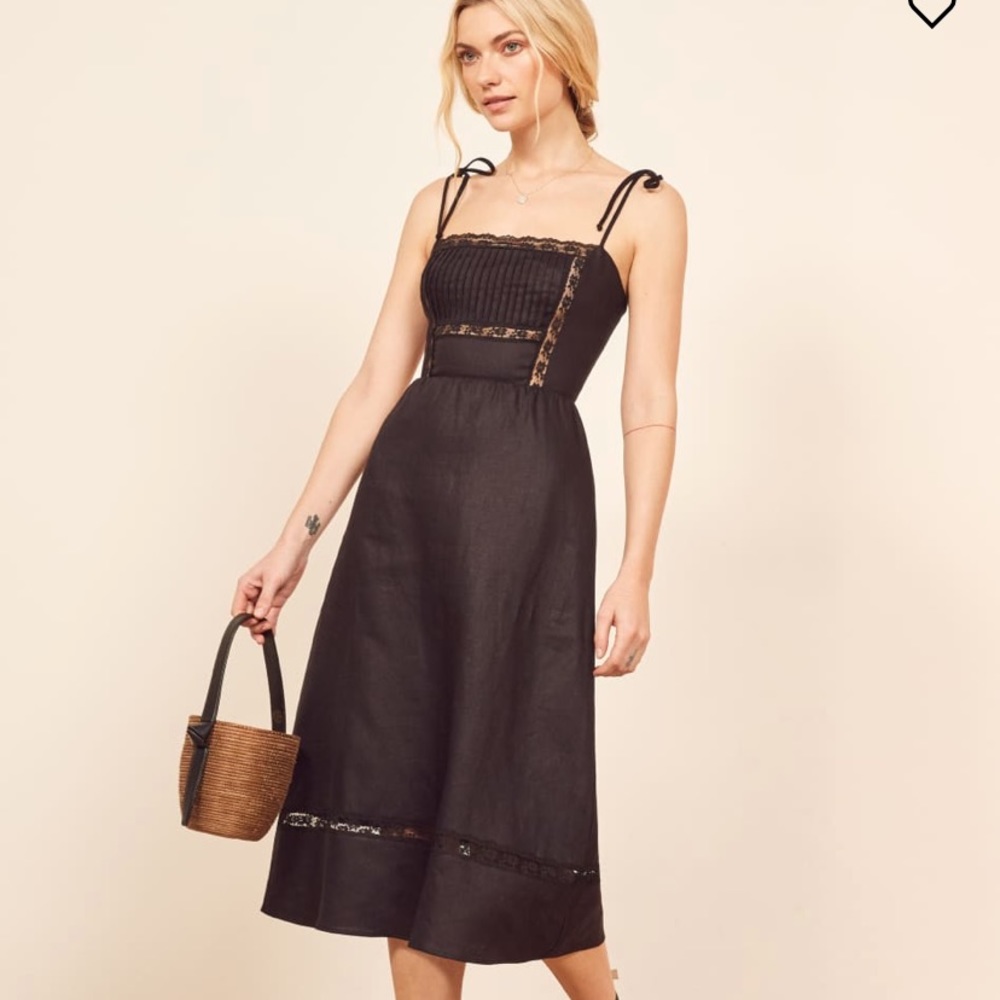 Re-formation black Wyoming dress NWOT